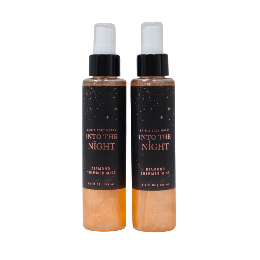 Bath & Body Works Into the Night Shimmer Mist 8 oz – 2-Piece Gift Set (2023 Limited Edition)