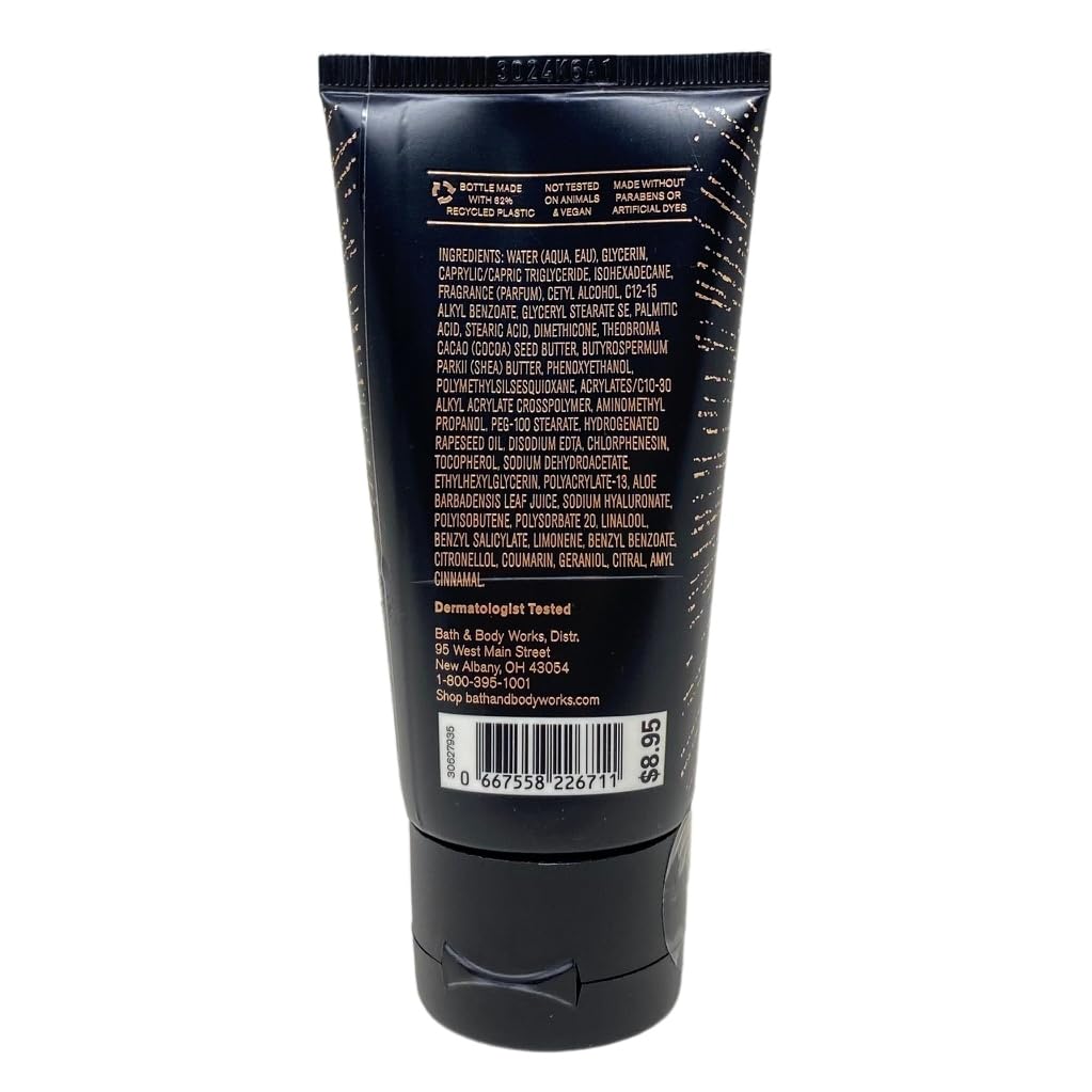 Bath & Body Works Into The Night Travel Size Body Cream – 2.5 oz, 24-Hour Moisture
