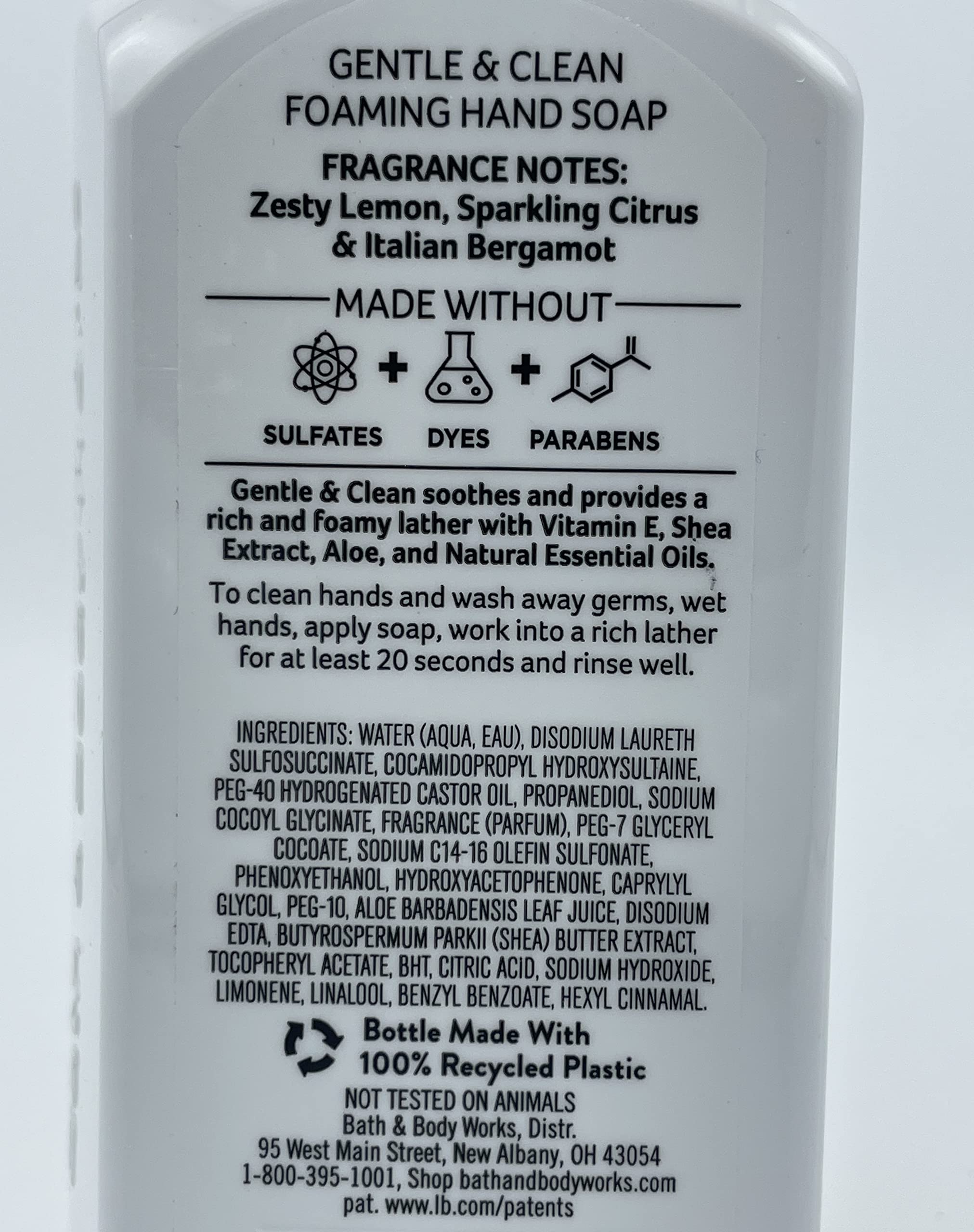 Bath & Body Works Kitchen Favorites Gentle & Clean Foaming Hand Soap - 5-Pack (8.75 fl oz each)