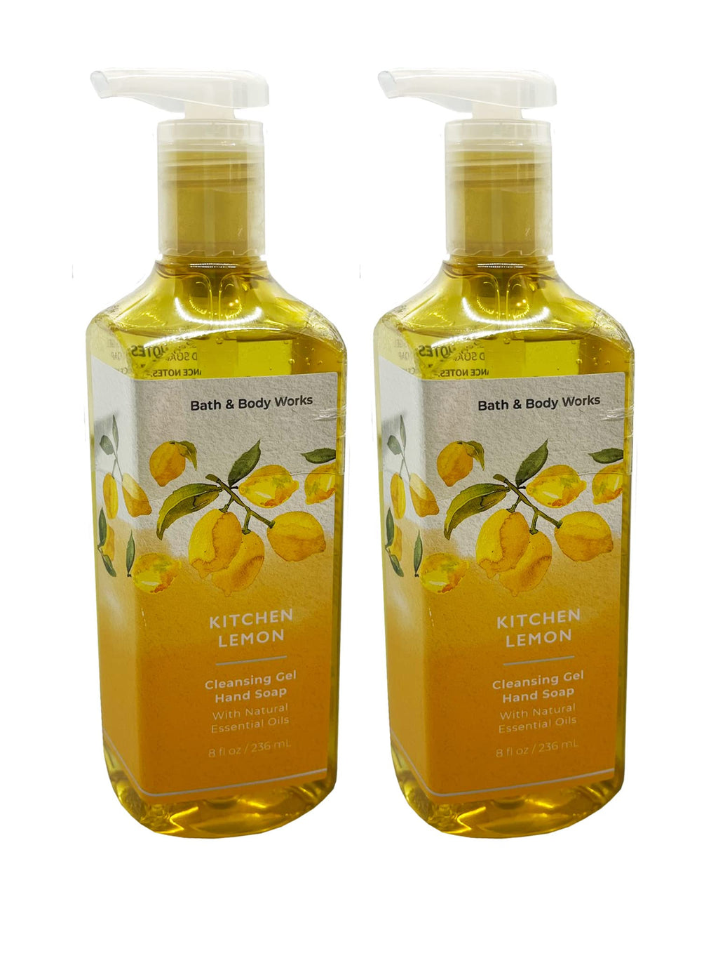 Bath & Body Works Deep Cleansing Hand Soap 2 Pack – Kitchen Lemon, 8 oz