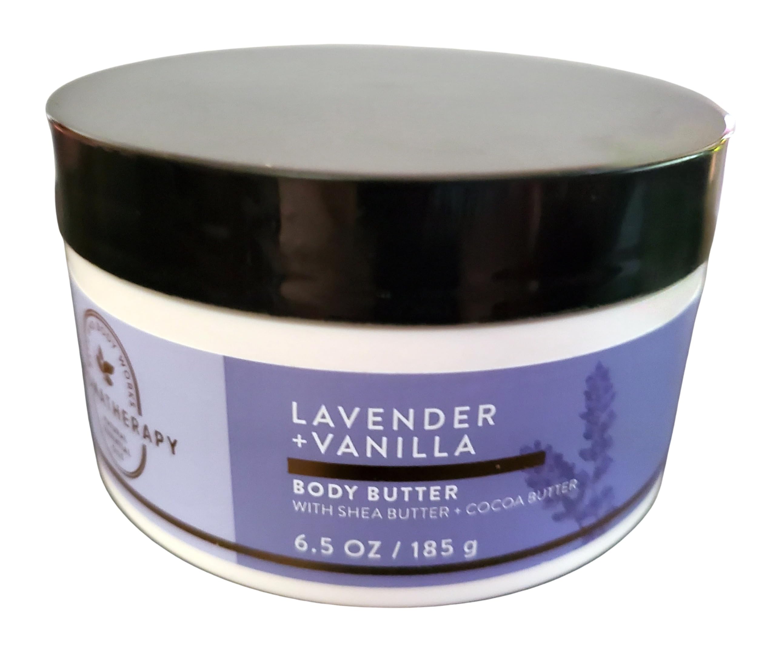 Bath & Body Works Lavender Vanilla Aromatherapy Body Butter 6.5 oz