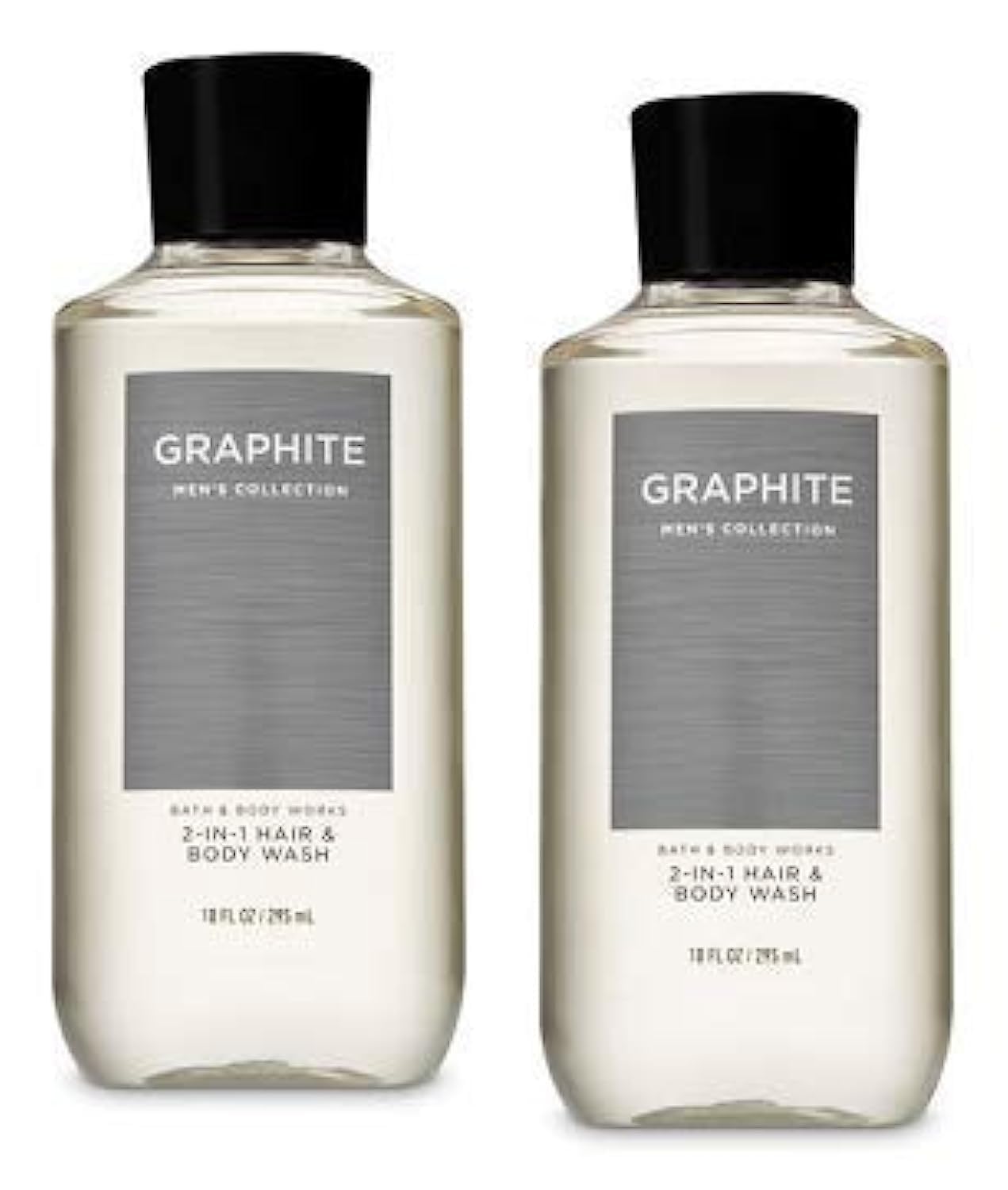 Bath & Body Works Men’s 3-in-1 Hair, Face & Body Wash – Graphite Value Pack (2 x 10 oz)
