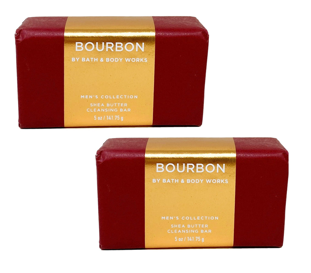 Bath & Body Works Men’s Bourbon Cleansing Bar – 2 Pack | Shea Butter
