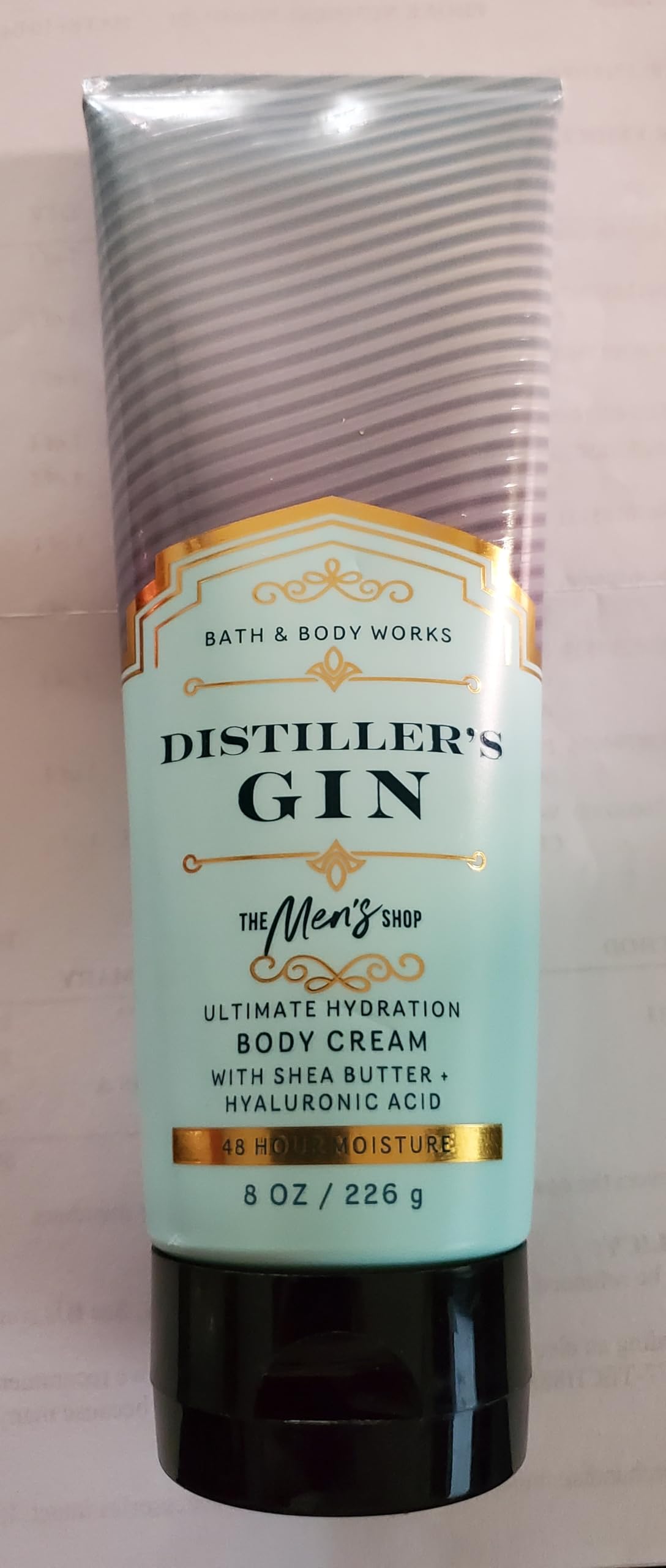 Bath & Body Works Men's Distiller's Gin Ultimate Hydration Body Cream 8 oz | Pack of 2