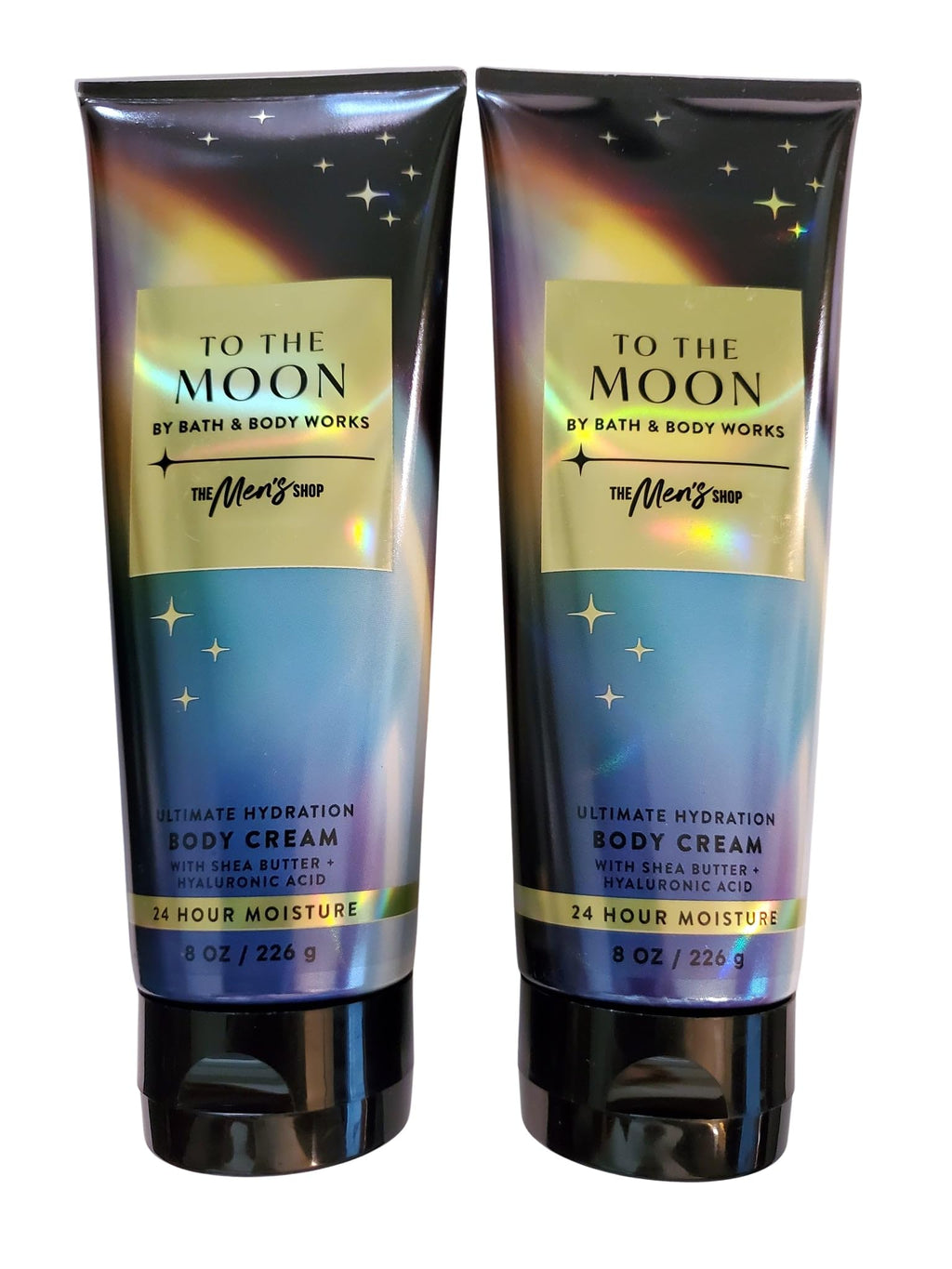 Bath & Body Works Men's To the Moon Ultimate Hydration Body Cream – 8 oz Pack of 2