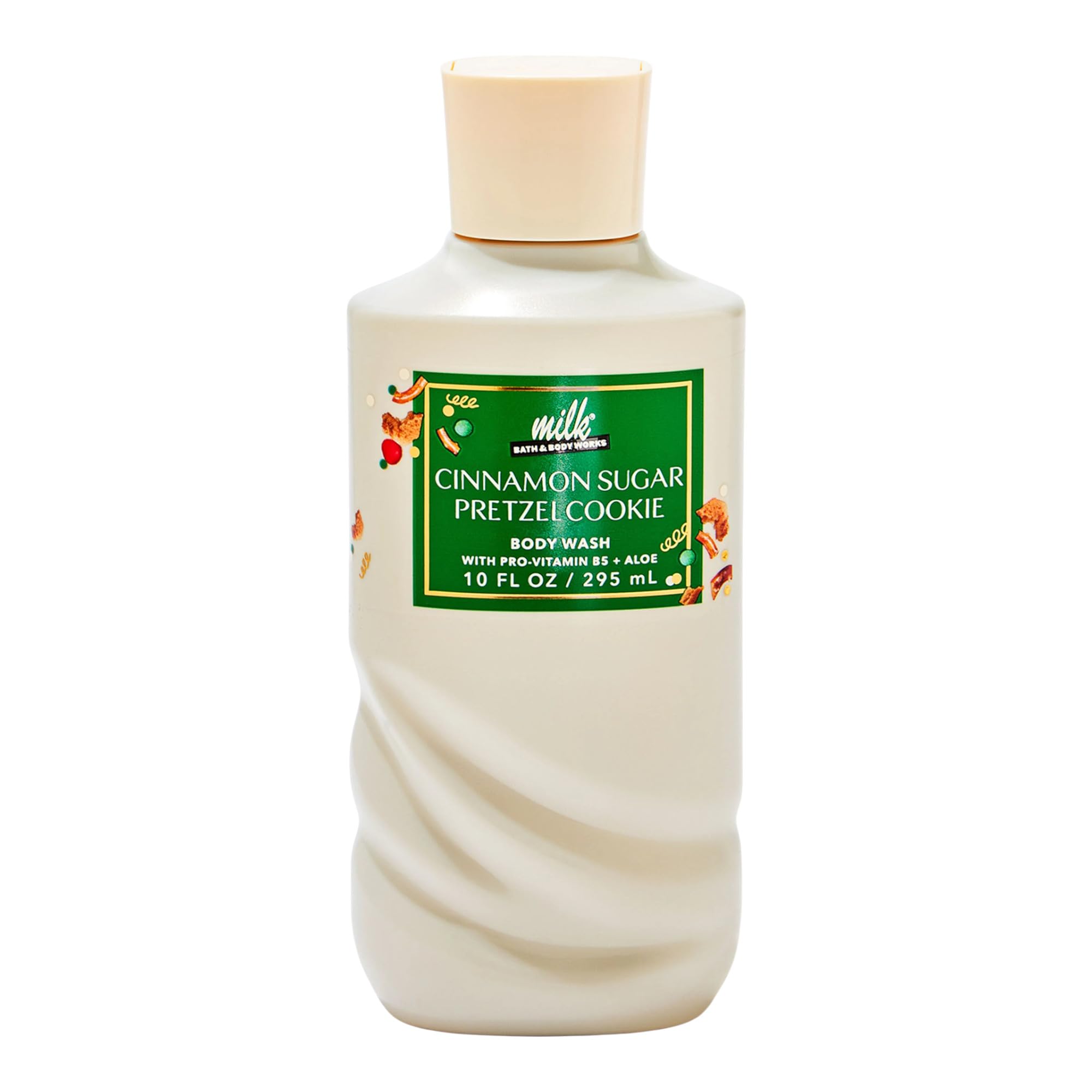 Bath & Body Works Milk Cinnamon Sugar Pretzel Cookie Body Wash Gift Set – Creamy Shower Gel