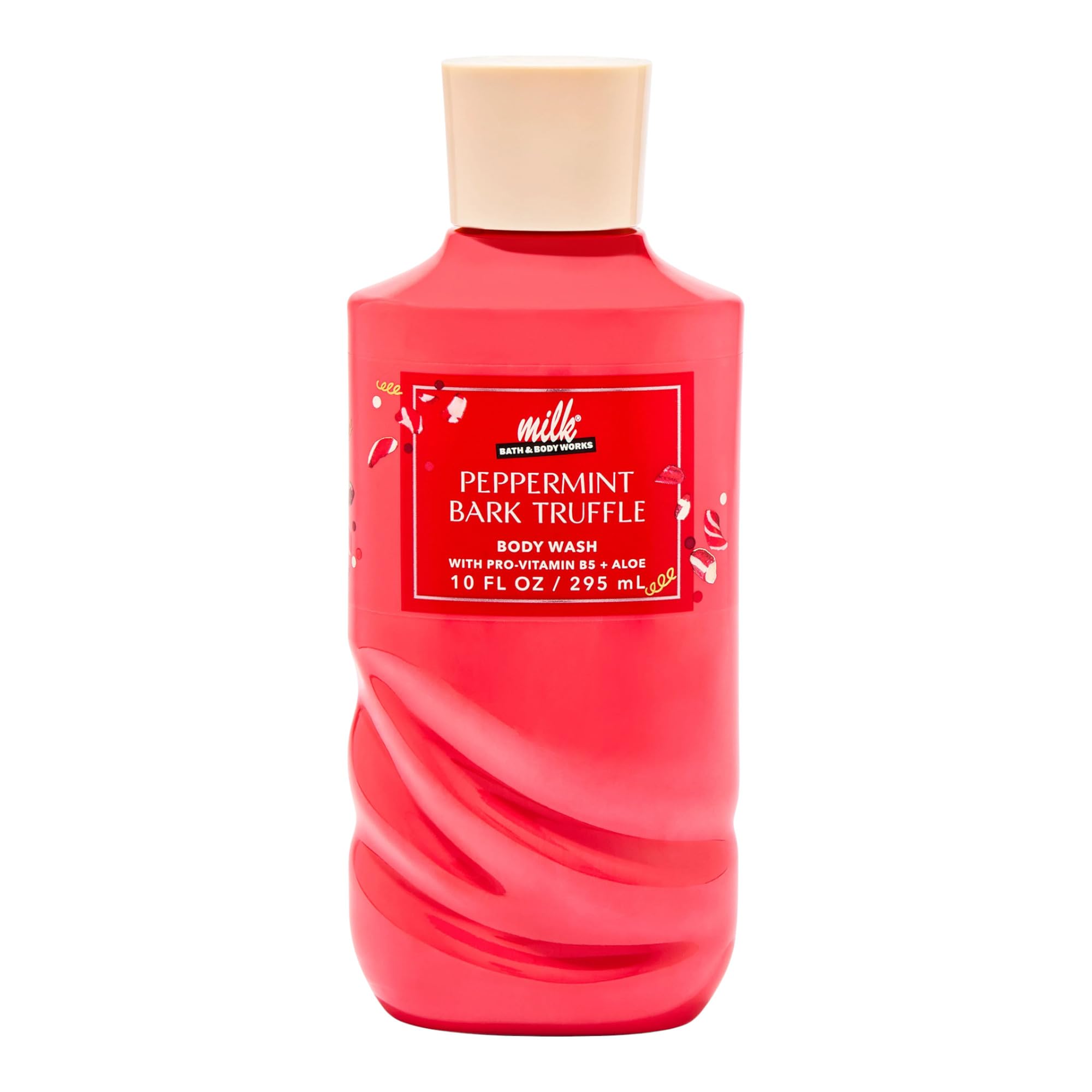 Bath & Body Works Milk Peppermint Bark Truffle Body Wash Shower Gel Gift Set | Peppermint Bark Truffle