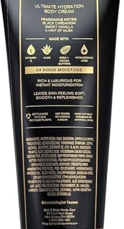 Bath & Body Works Noir Ultimate Hydration Ultra Shea Body Cream 8 Oz – 2 Pack (Men)