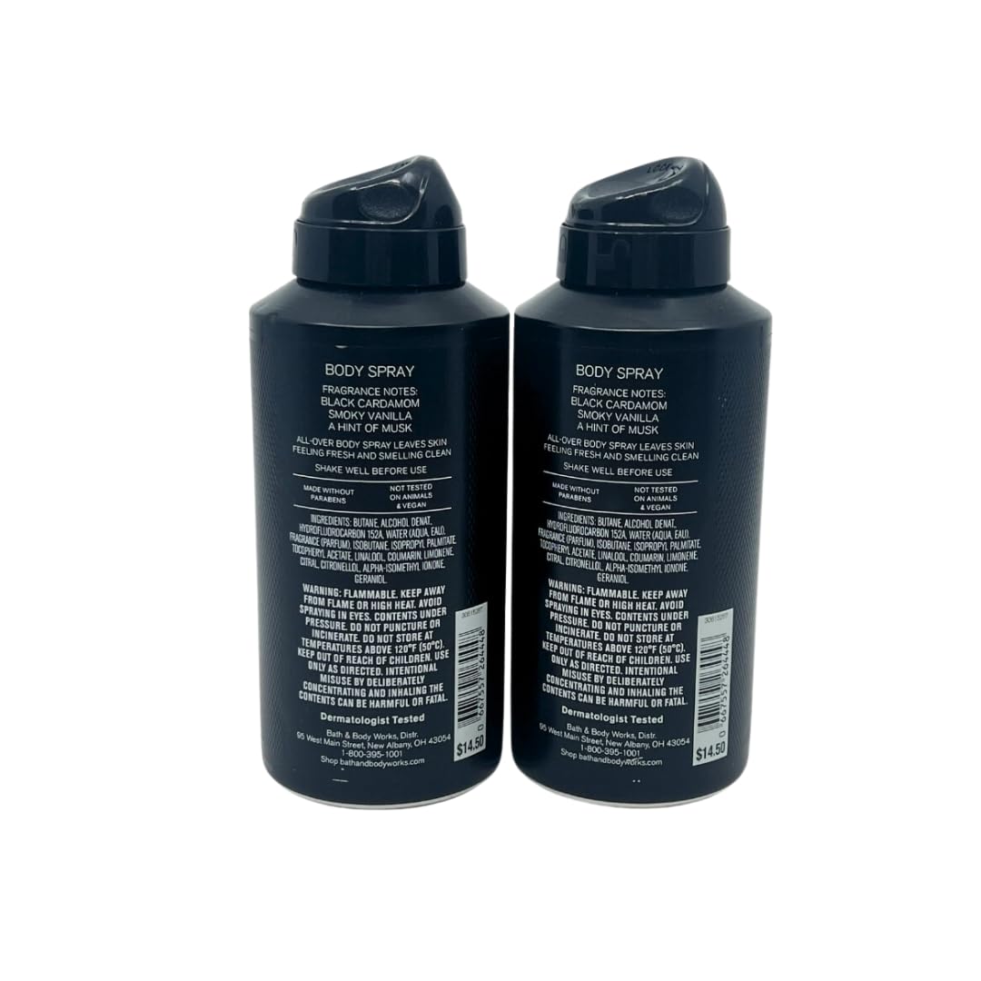 Bath & Body Works Noir Deodorizing Body Spray Gift Pack – Holiday 2-Pack