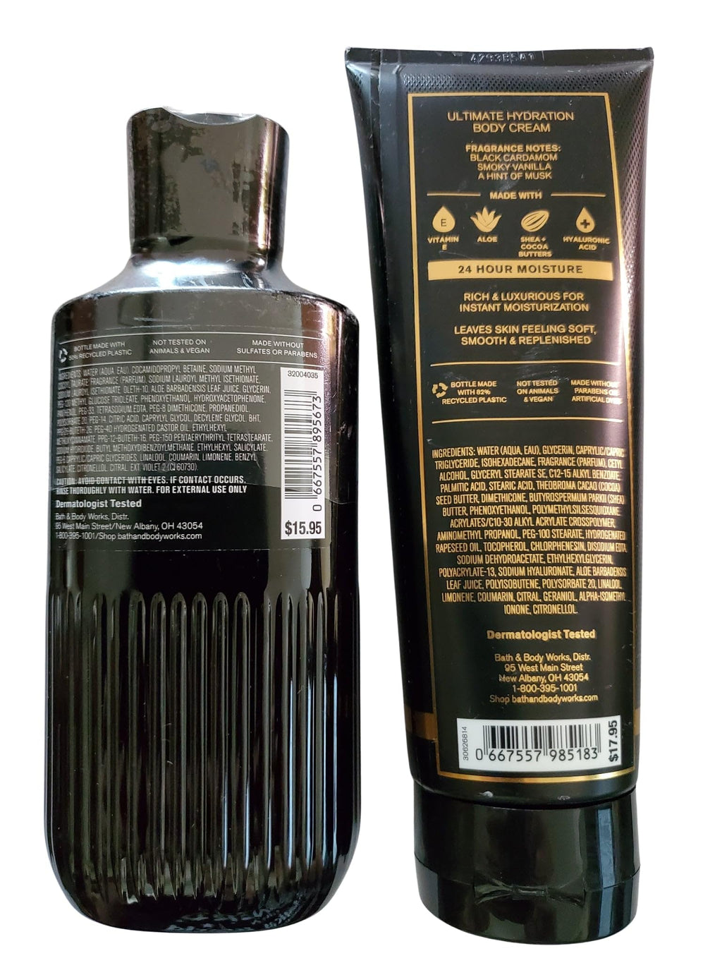 Bath & Body Works Noir Men's 3-in-1 Wash & Ultimate Hydration Cream — 2-Piece Set