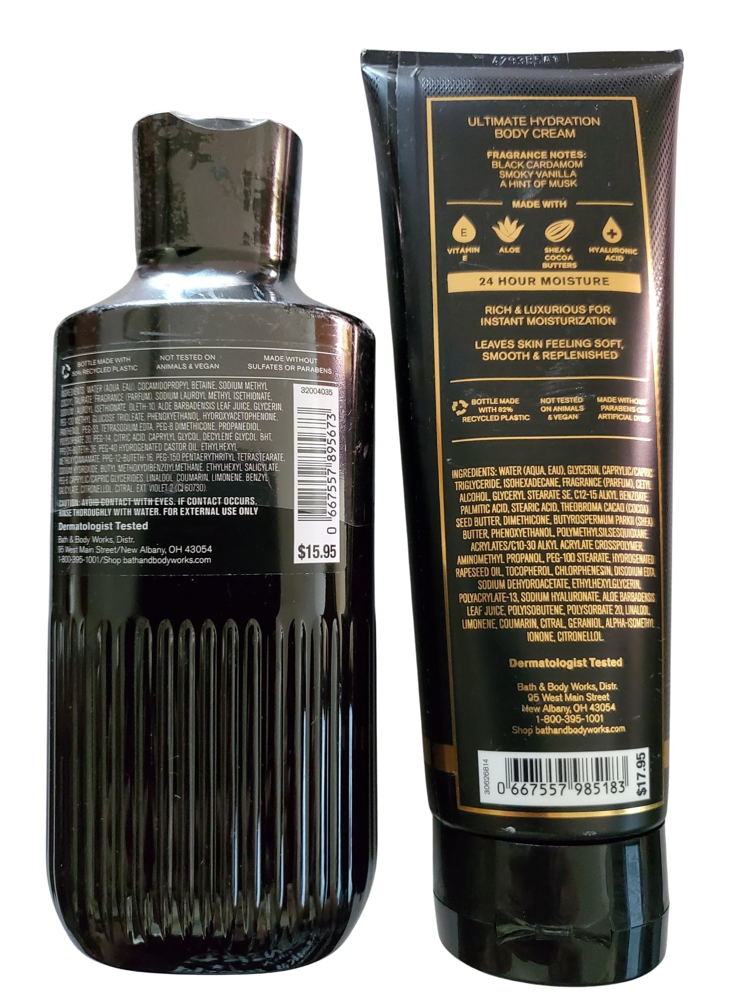 Bath & Body Works Noir Men's 3-in-1 Wash & Ultimate Hydration Cream — 2-Piece Set