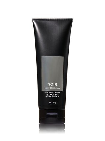 Bath & Body Works Noir Men's Collection 3-Piece Set | 2-in-1 Hair + Body Wash, Deodorizing Body Spray & Ultra Shea Cream
