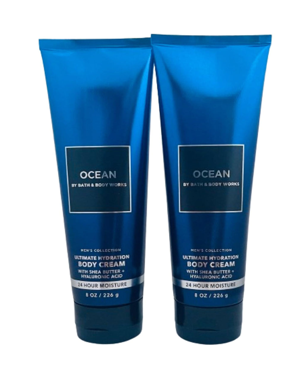 Bath & Body Works Ocean 2 Pack Men’s Collection – Ultimate Hydration Ultra Shea Body Cream 8 oz each (16 oz total)