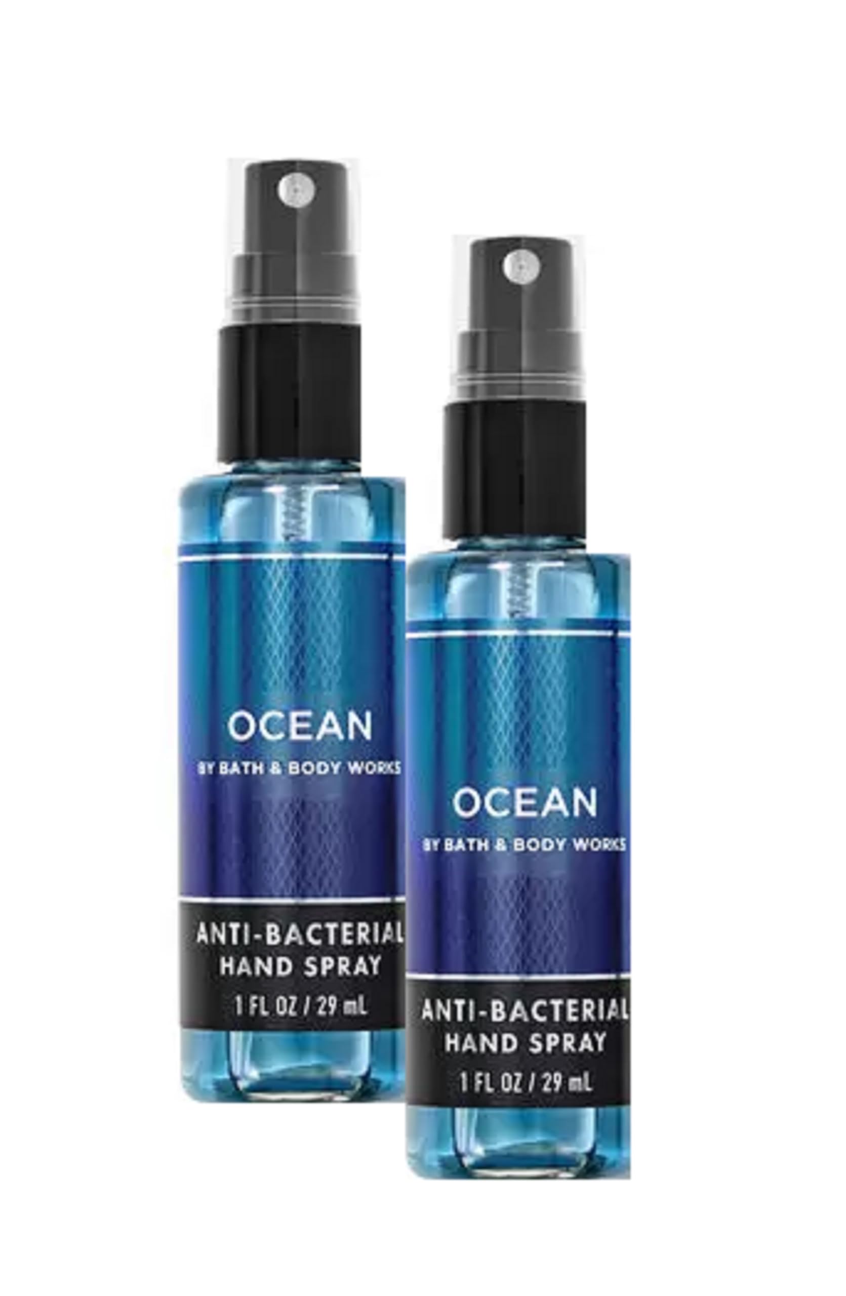 Bath & Body Works Ocean Hand Spray (Pack of 2) – Aloe & Essential Oil Formula
