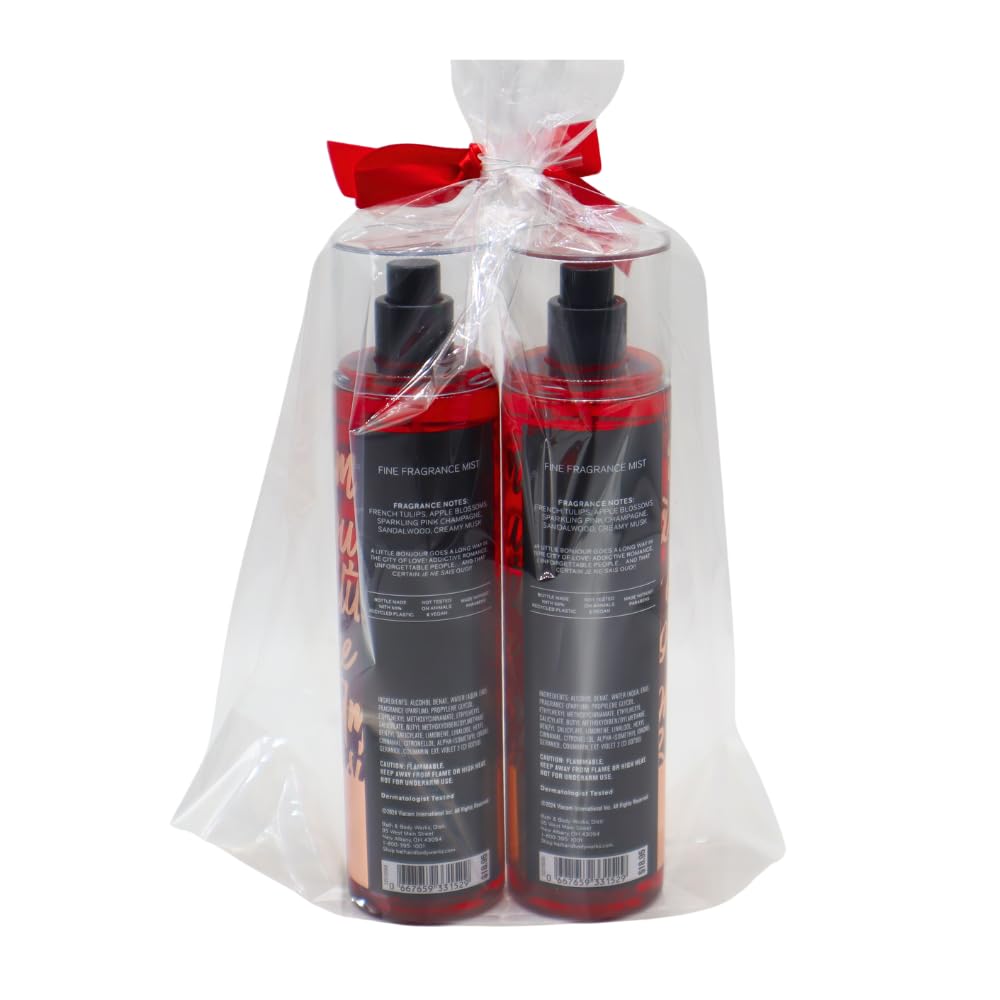 Bath & Body Works Emily in Paris Paris Amour Fine Fragrance Mist 2-Piece Gift Set with Red Bow