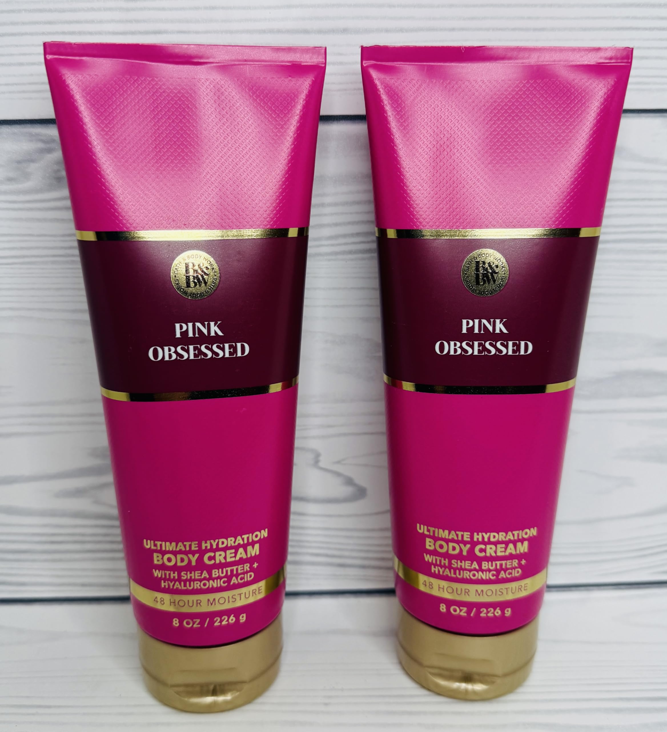 Bath & Body Works Pink Obsessed Ultimate Hydration Body Cream – 2 Pack of 8 oz