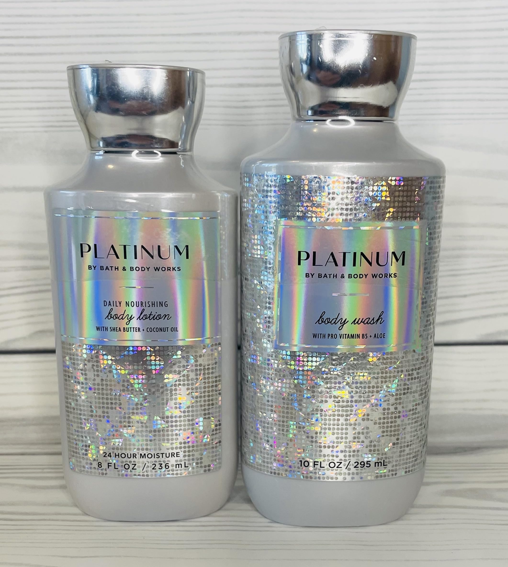 Bath & Body Works Platinum Body Lotion & Body Wash 2-Piece Set