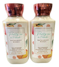 Bath & Body Works Pretty as a Peach Body Lotion & Platinum Lotion Duo – 8 oz bottles, 2-pack
