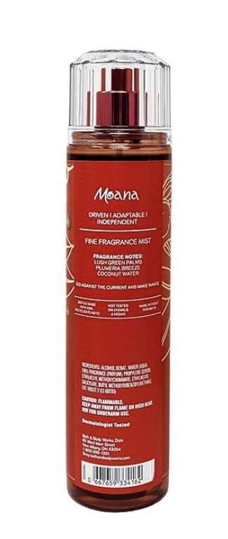 Bath & Body Works PRINCESS Moana Fine Fragrance Mist – 8 oz / 236 ml