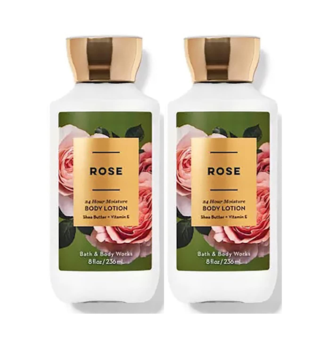 Bath & Body Works Rose Super Smooth Body Lotion Set (8 oz x 2) – Gift for Women