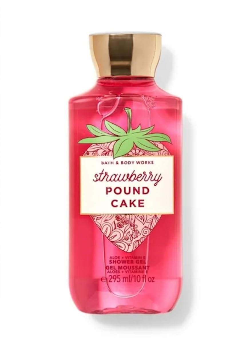 Bath & Body Works Signature Shower Gel – Strawberry Pound Cake, 10 oz