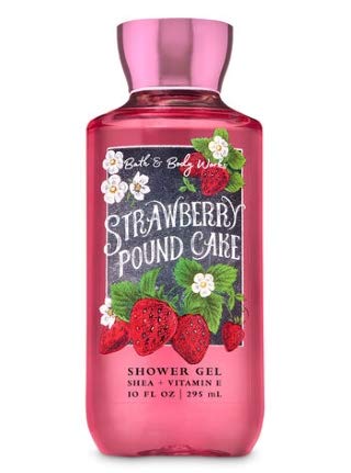 Bath & Body Works Strawberry Pound Cake Daily Trio – Shower Gel, Fine Fragrance Mist & Body Lotion
