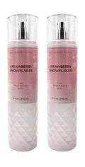 Bath & Body Works Strawberry Snowflakes Fine Fragrance Mist Gift Set — 8 oz x 2