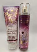 Bath & Body Works Strawberry Snowflakes Mist & Cream Gift Set – Fragrance Duo