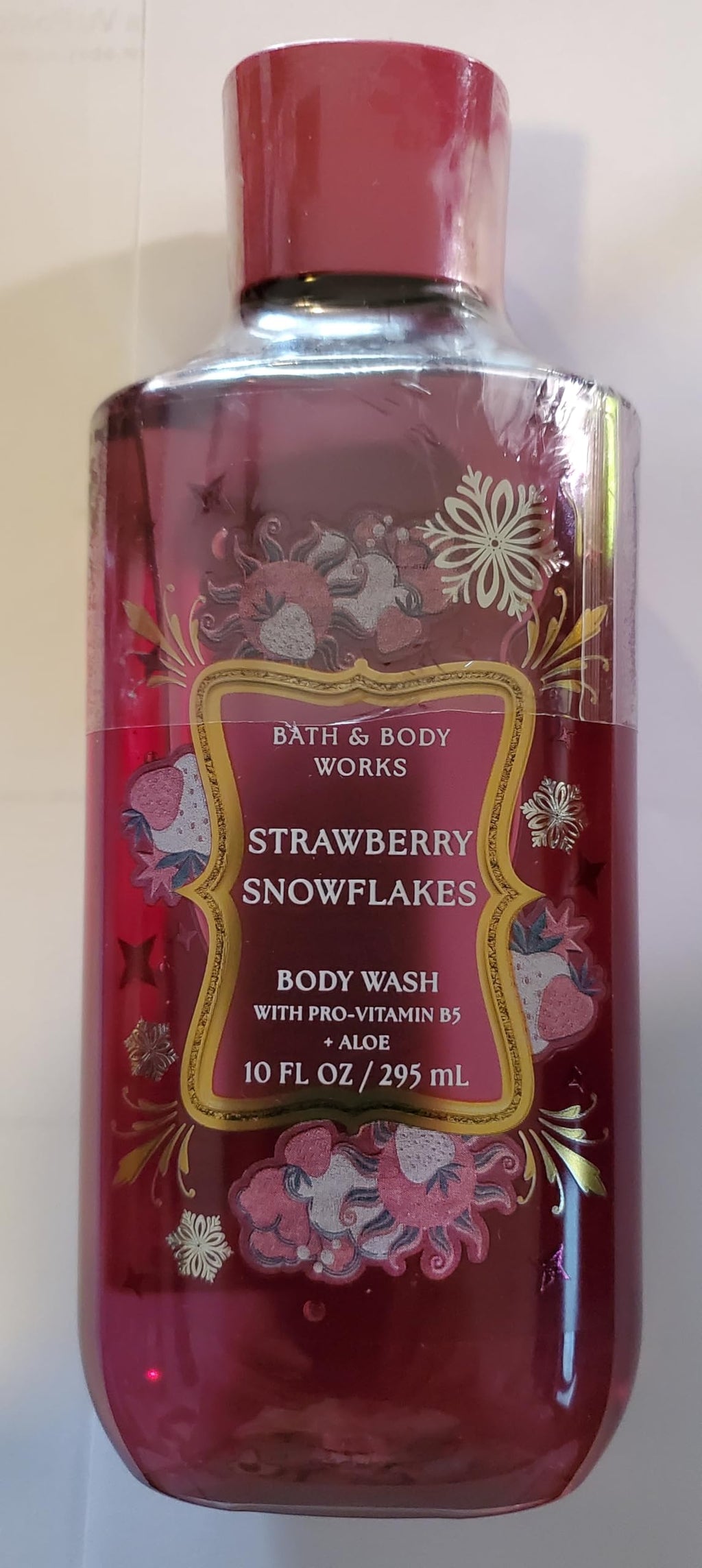 Bath & Body Works Strawberry Snowflakes 3-Piece Body Wash, Lotion & Hydration Cream Set