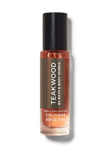 Bath & Body Works Teakwood Mini Cologne 15 mL | Portable Masculine Fragrance