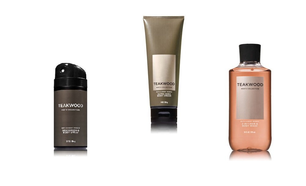 Bath & Body Works Teakwood Spray, Cream & Body Wash | Layer & Wear