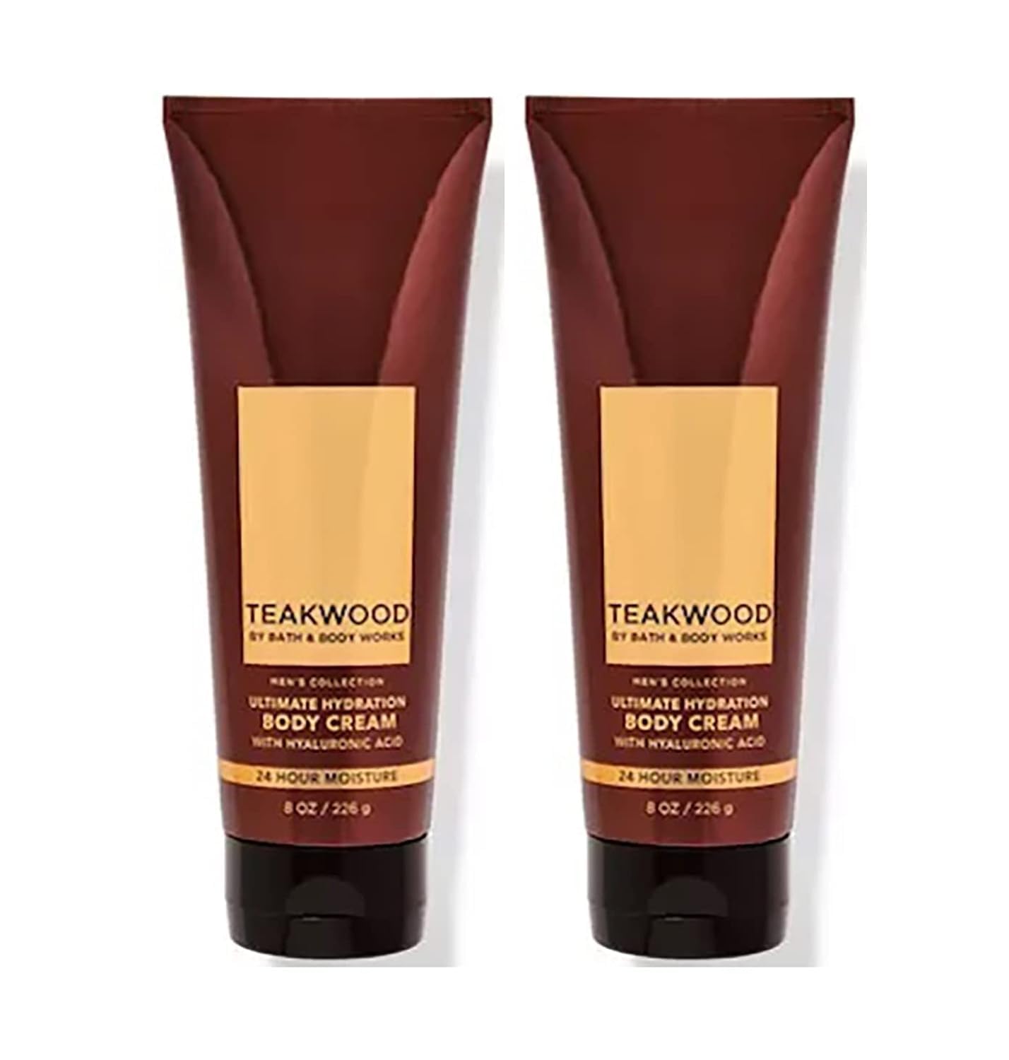 Bath & Body Works Teakwood Ultimate Hydration Ultra Shea Body Cream 2-Pack – 8 oz Each