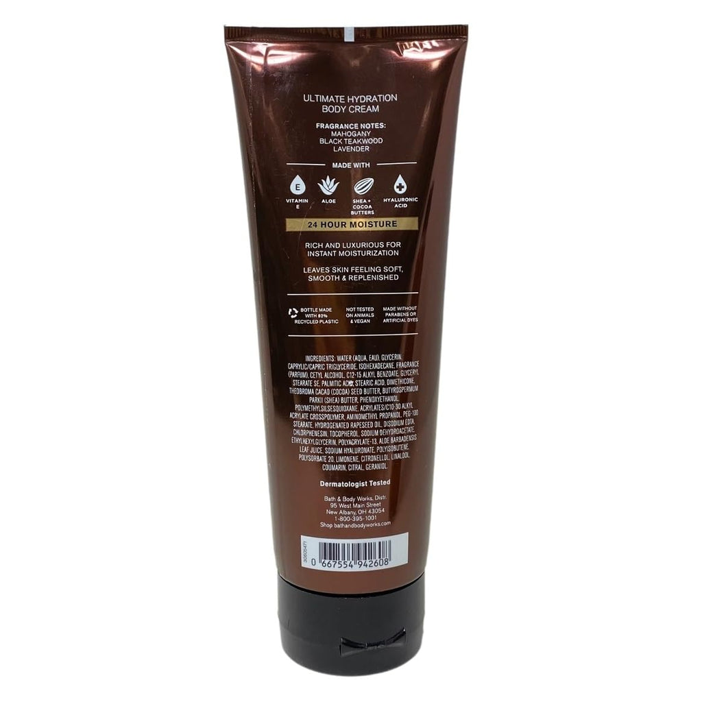 Bath & Body Works Teakwood Ultra Shea Body Cream + 3-in-1 Teakwood Wash Bundle | Men's Collection