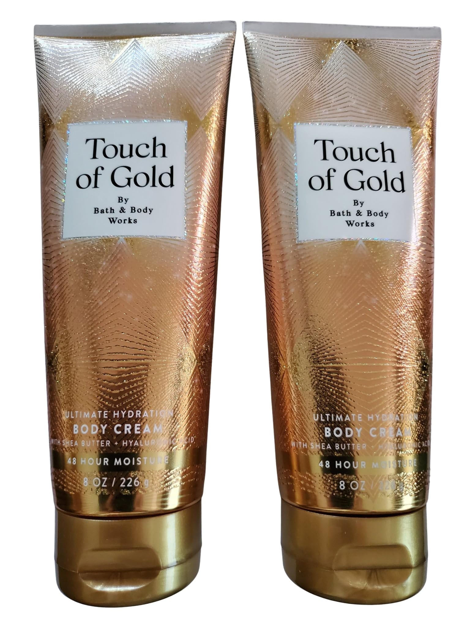 Bath & Body Works Touch of Gold Ultimate Hydration Body Cream – 8 oz, Pack of 2