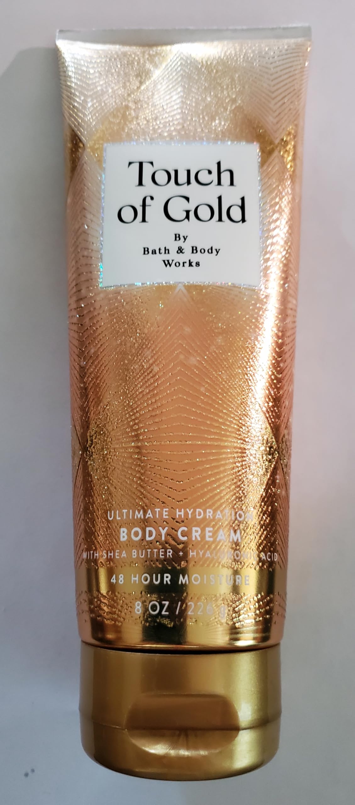 Bath & Body Works Touch of Gold Ultimate Hydration Body Cream – 8 oz, Pack of 2