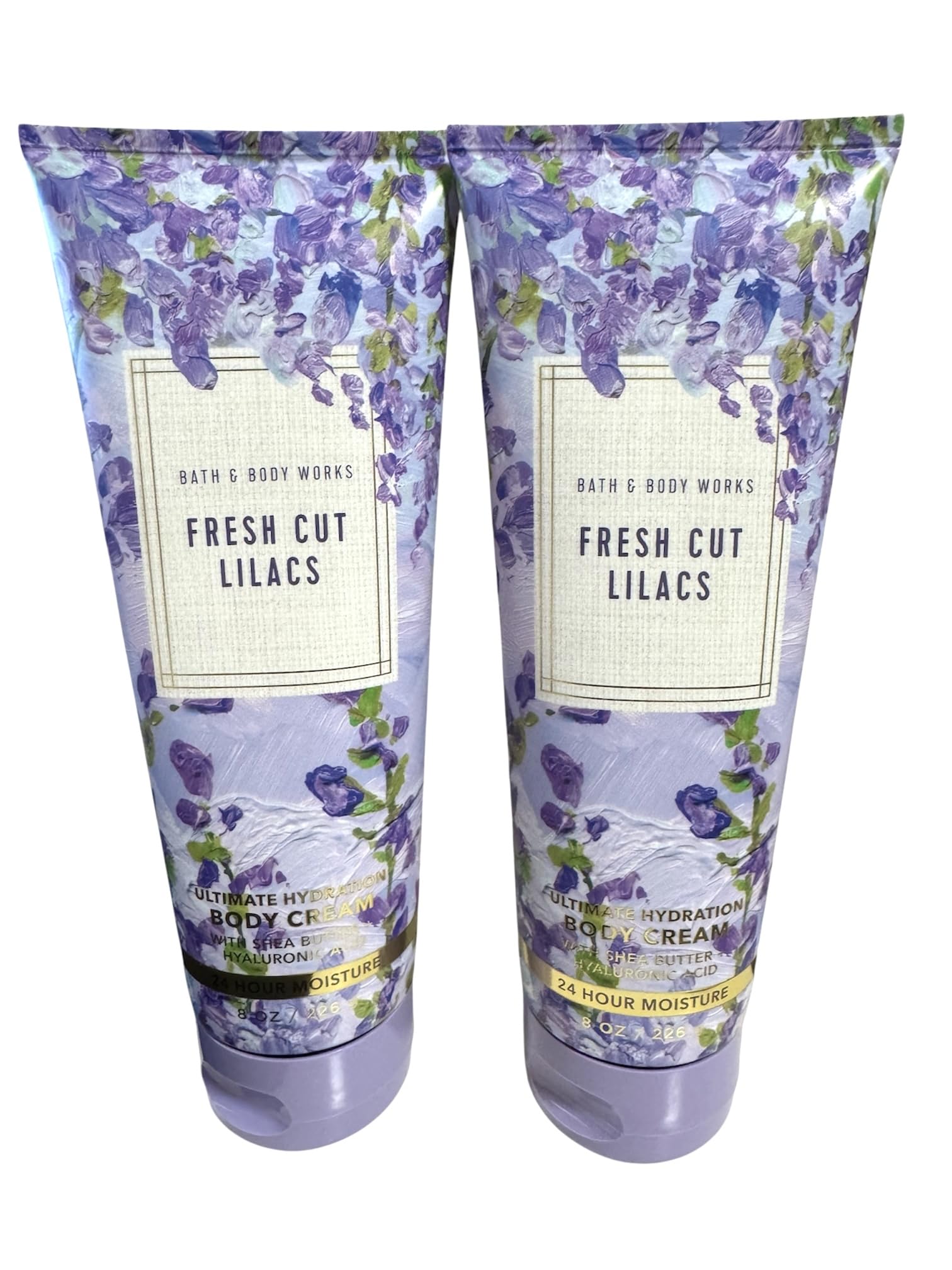 Bath & Body Works Ultimate Hydration Body Cream 8oz Twin Pack – Fresh Cut Lilacs