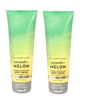 Bath & Body Works Ultimate Hydration Body Cream – 8 oz x 2 Pack, Cucumber Melon