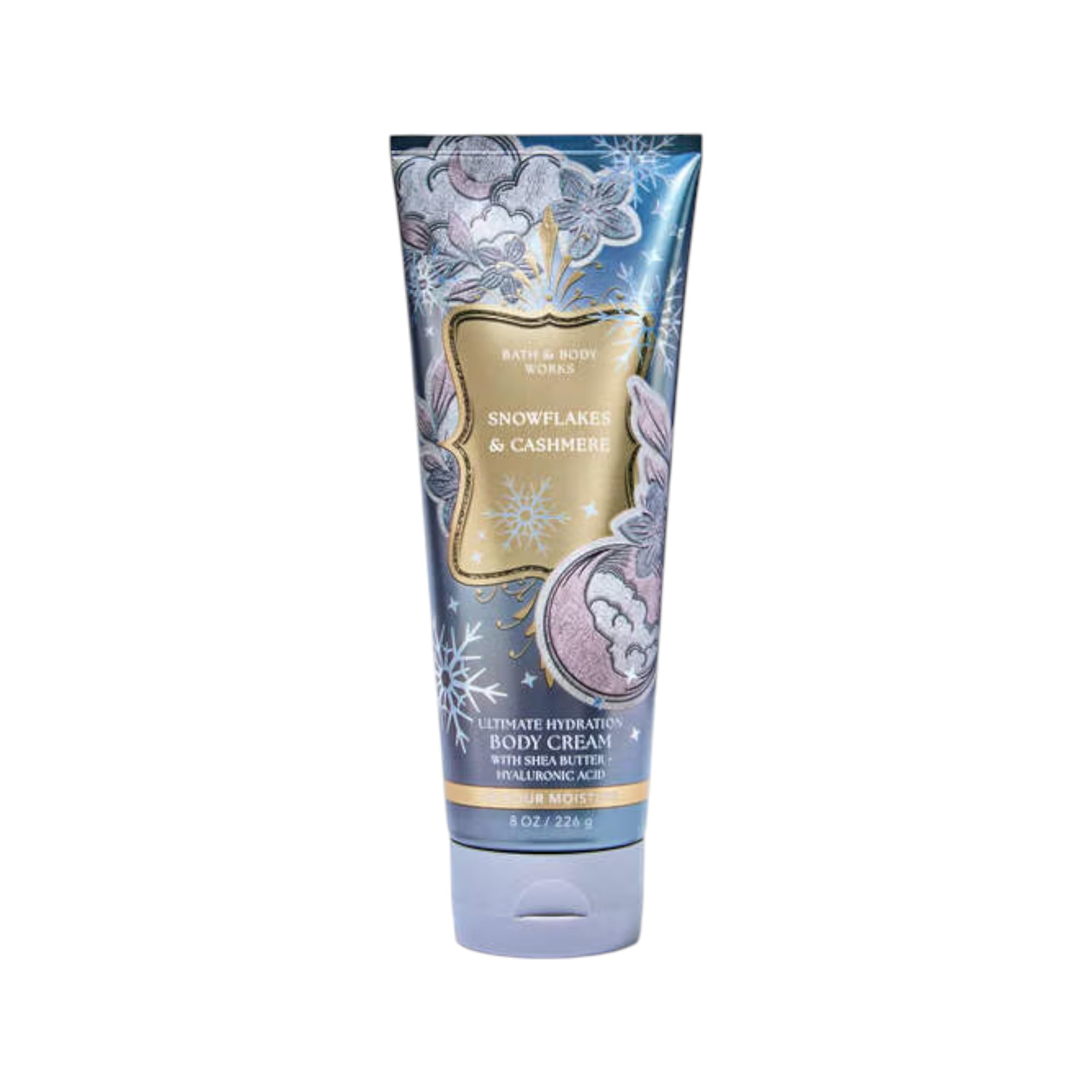 Bath & Body Works Ultimate Hydration Body Cream Gift Set – Snowflakes & Cashmere, 8 oz