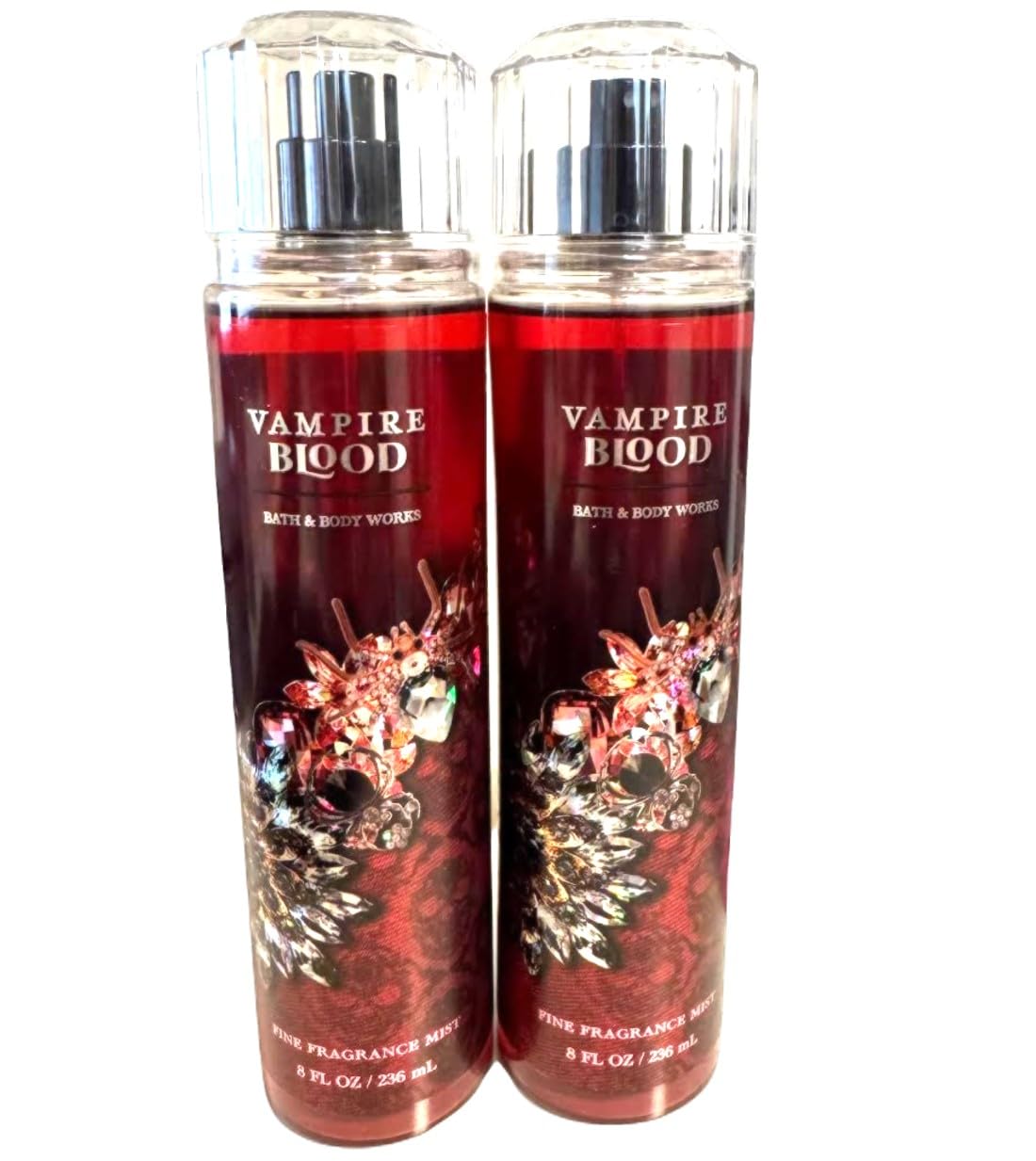 Bath & Body Works Vampire Blood Fine Fragrance Mists – Set of 2, 8 oz Each