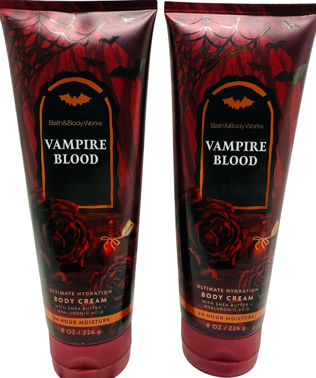 Bath & Body Works Vampire Blood Ultimate Hydration Body Cream – 8 oz Pack of 2