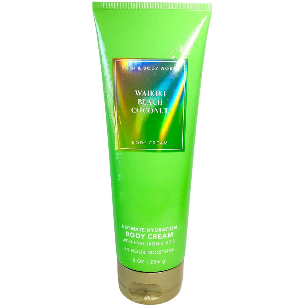 Bath & Body Works Waikiki Beach Coconut 2-Pack Ultimate Hydration Body Cream – 8 oz Each