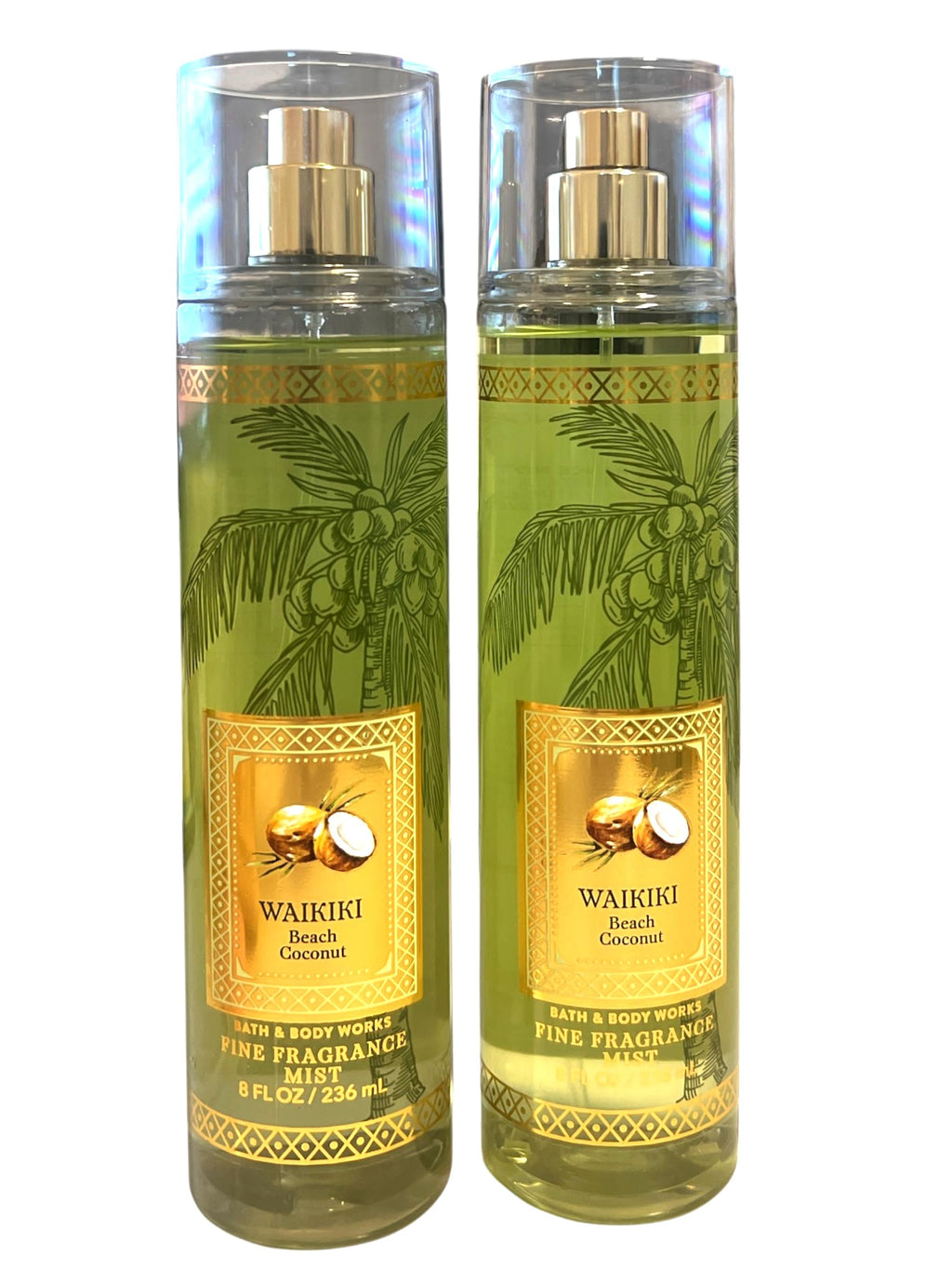 Bath & Body Works Waikiki Beach Coconut Fine Fragrance Spray Gift Set - 2 × 4 oz