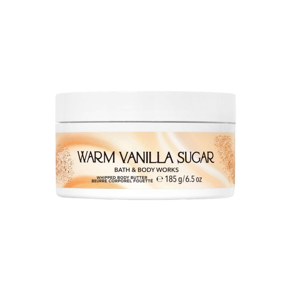 Bath & Body Works 24+ Hours Moisture Body Butter with Shea & Cocoa Butter – 6.5 oz – Warm Vanilla Sugar