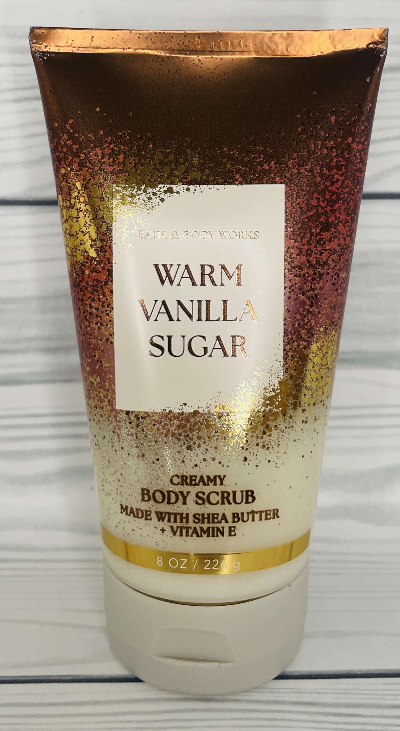 Bath & Body Works Warm Vanilla Sugar Creamy Body Scrub 8 Oz