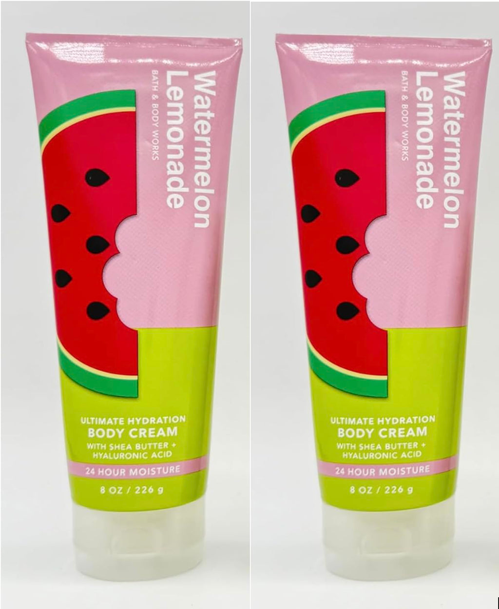 Bath & Body Works Watermelon Lemonade Gift Set – 2x8 oz Body Cream