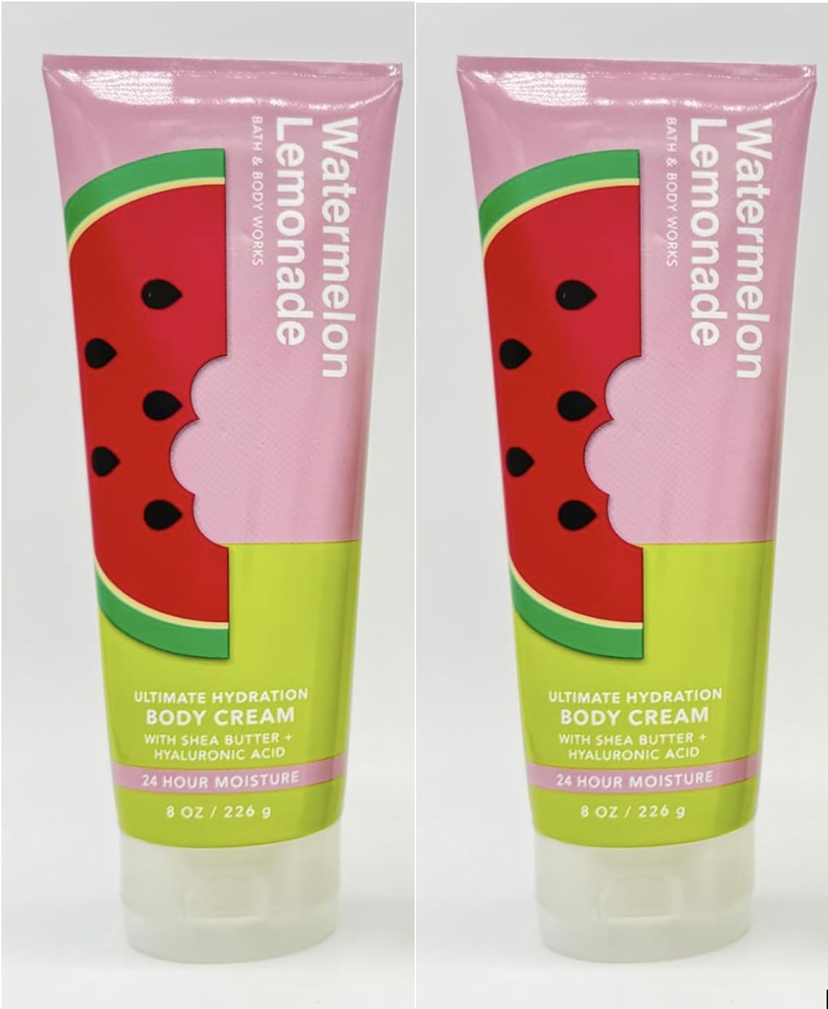 Bath & Body Works Watermelon Lemonade Gift Set – 2x8 oz Body Cream