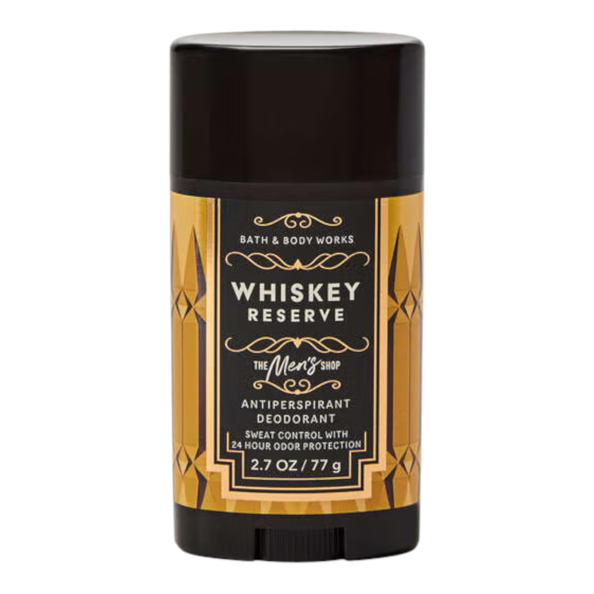 Bath & Body Works Whiskey Reserve Antiperspirant Deodorant for Men – 24-Hour Sweat & Odor Protection (2.7 oz)