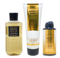 Bath & Body Works Whiskey Reserve for Men – 3pc Bundle: 3-in-1 Wash, Deodorizing Spray & Hydration Cream
