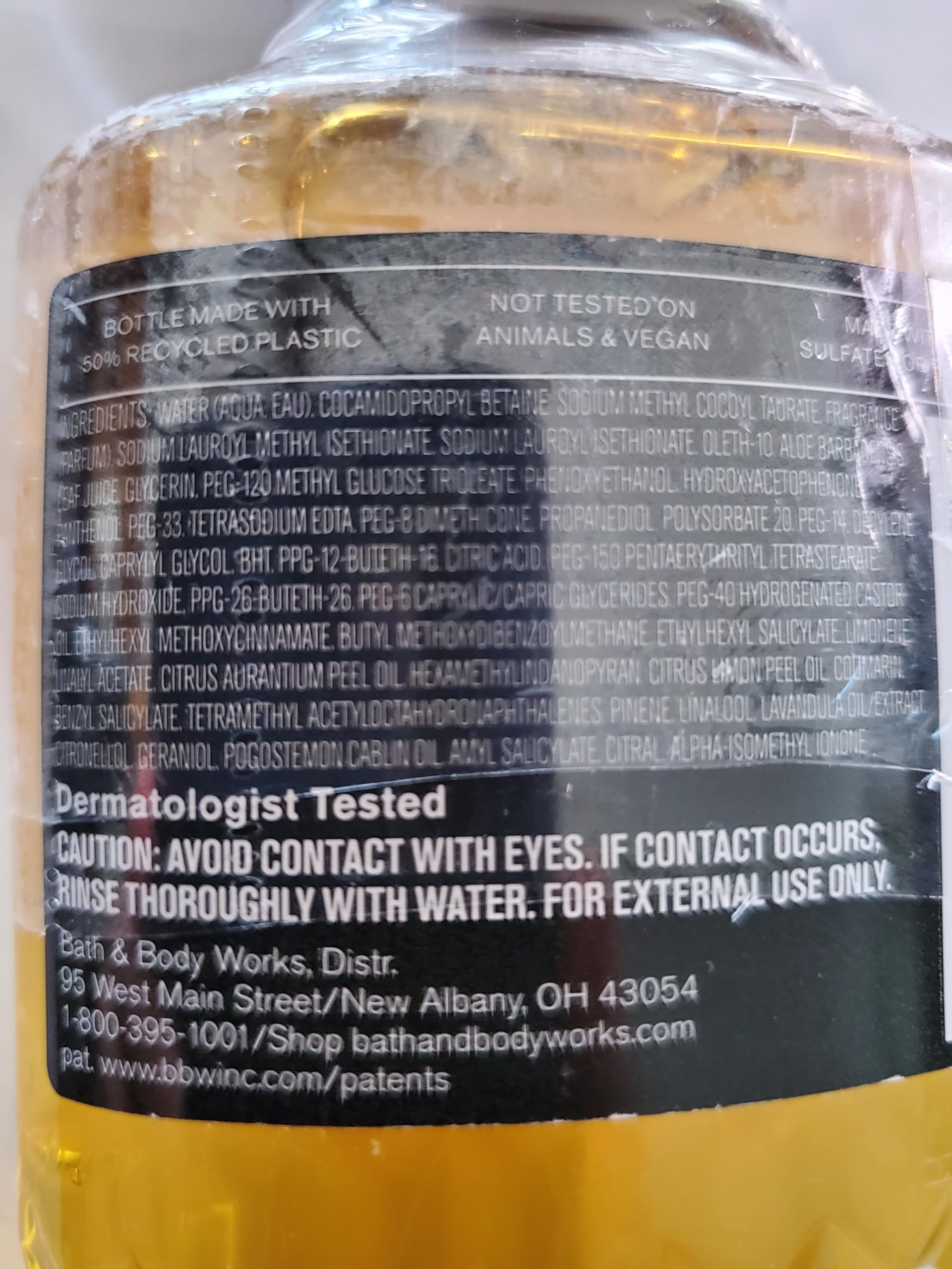 Bath & Body Works Men's Whiskey Reserve 3-in-1 Wash + Hydrating Body Cream – 2 Piece Set