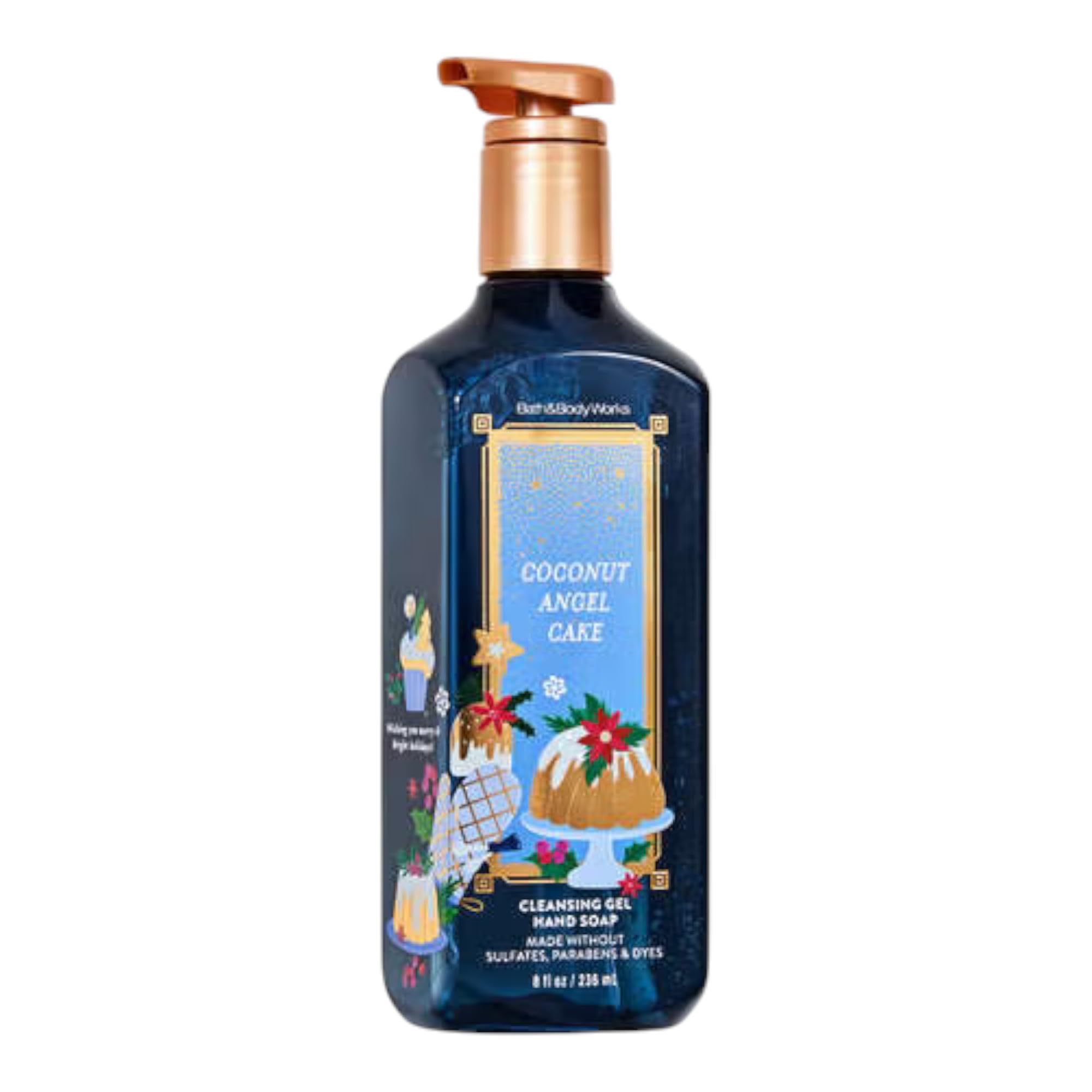 Bath & Body Works Coconut Angel Cake Hand Soap, Cleansing Gel, 8 Oz